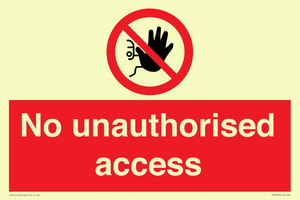 No unauthorised access